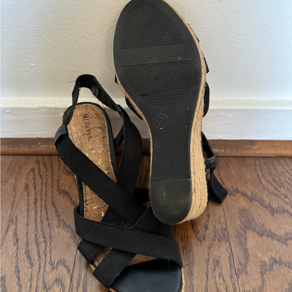Merona Elastic Wedge Sandals